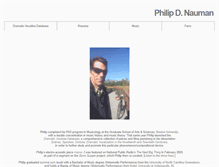 Tablet Screenshot of philipnauman.com
